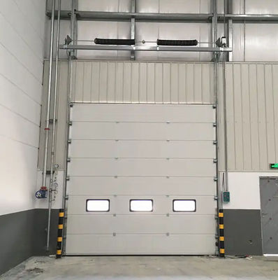 Puertas seccionales aisladas de acero de ventilación opcional para necesidades personalizadas puerta de garaje aislada de acero galvanizado